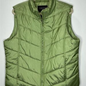 Izod Olive Quilted Vest
